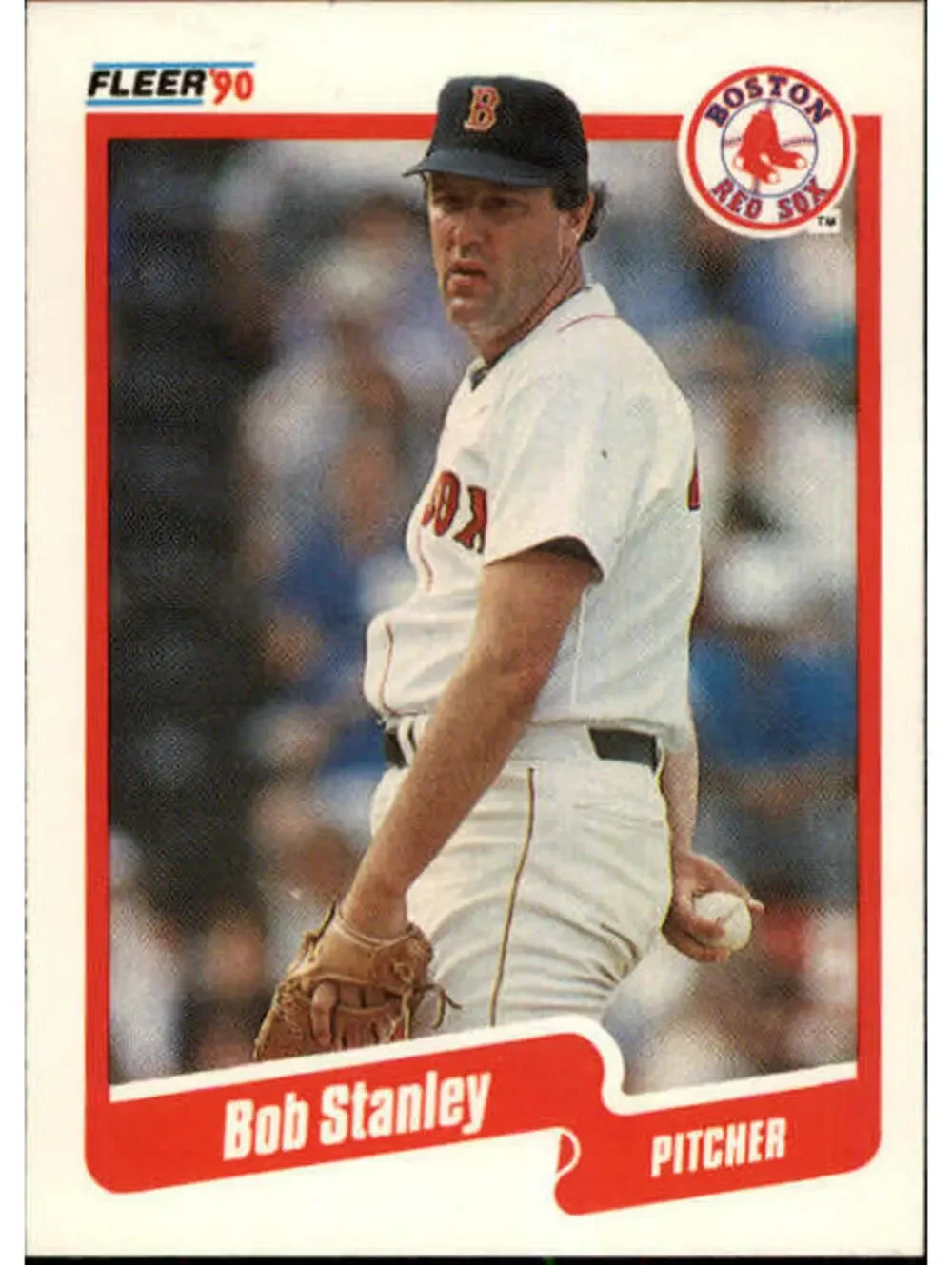 1990 Bob Stanley Fleer Baseball Card #289